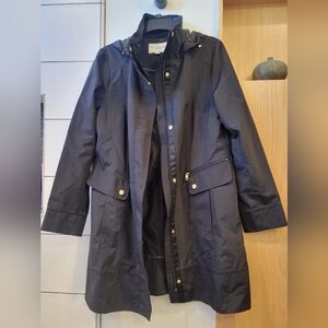 Cole Haan Rain Coat, Size M, Black